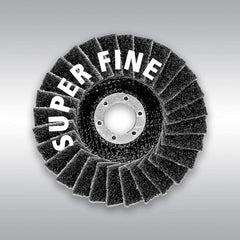 Makita - 115mm x 22.23mm SURFACE CONDITIONING FLAP DISC - SUPER Fine Black - Flat | B-40945