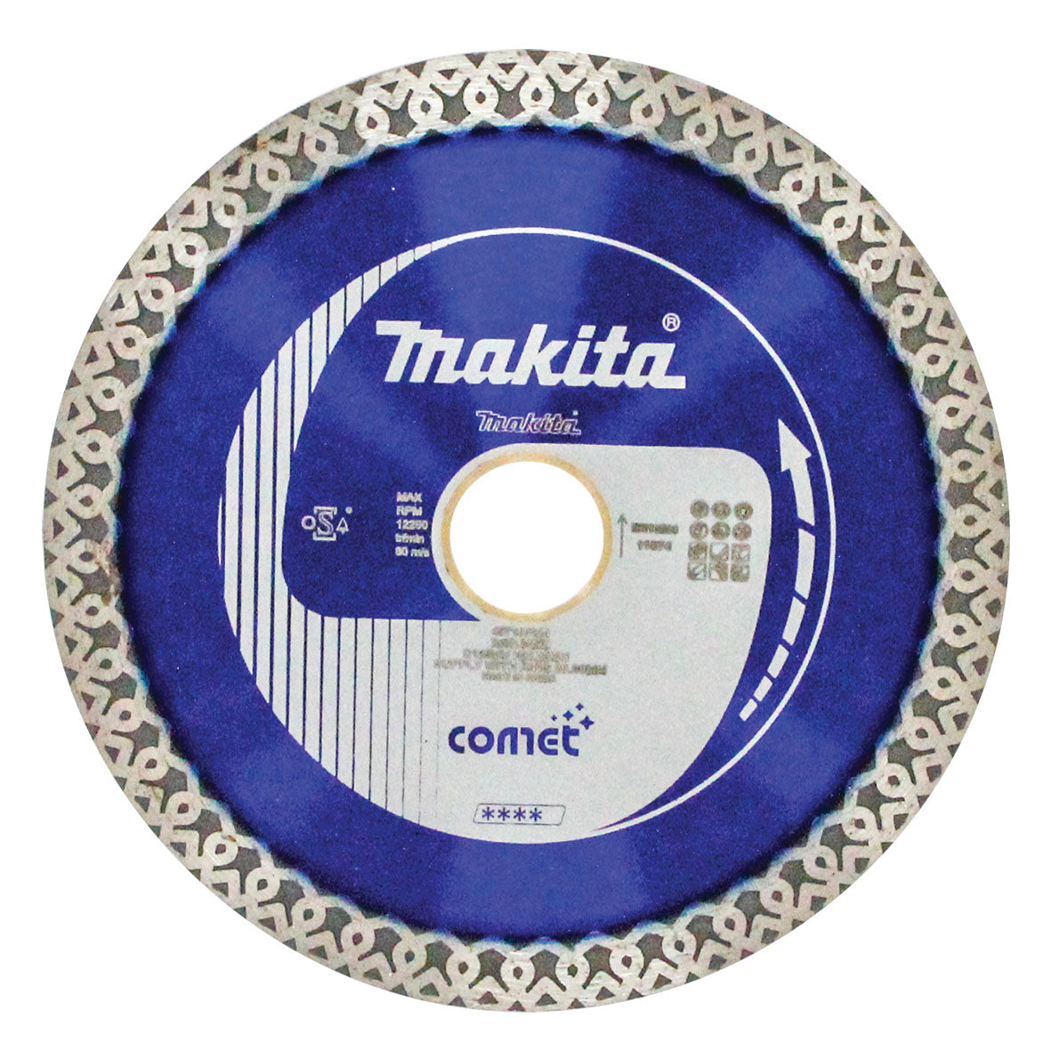 Makita Diamond Blade 180mm  Ultra Continuous Rim - Comet | SKU B-43119