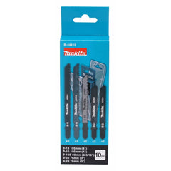 Makita - Jig Saw Blade Combination Set In Case - Bayonet TYPE-10pk | B-44410