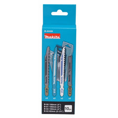 Makita - Jig Saw Blade Combination Super Express Set In Case - Bayonet TYPE-10pk | B-44426