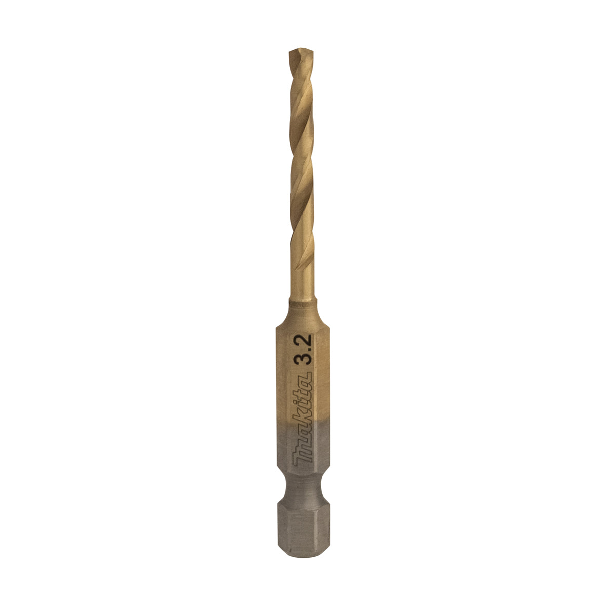 Makita Drilling Acc Hss-Tin G-Series Metal Drill Bit 3.2 X 67mm - 1/4" Hex Drive - Elite  | B-50893
