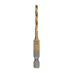 Makita Drilling Acc Hss-Tin G-Series Metal Drill Bit 3.3 X 70mm - 1/4" Hex Drive - Elite  | B-50902