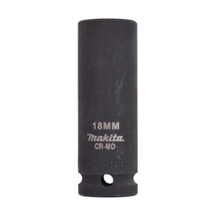 Makita Fastening Acc Impact Socket 18 X 81.5mm 1/2" Square Drive | SKU B-52227