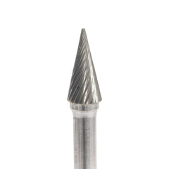 Makita Grinding & Cutting 3/8" X 3/4" - 1/4" Shank - Pointed Cone Tc Burr Coarse Cut - 1Pc  | SKU  B-53089