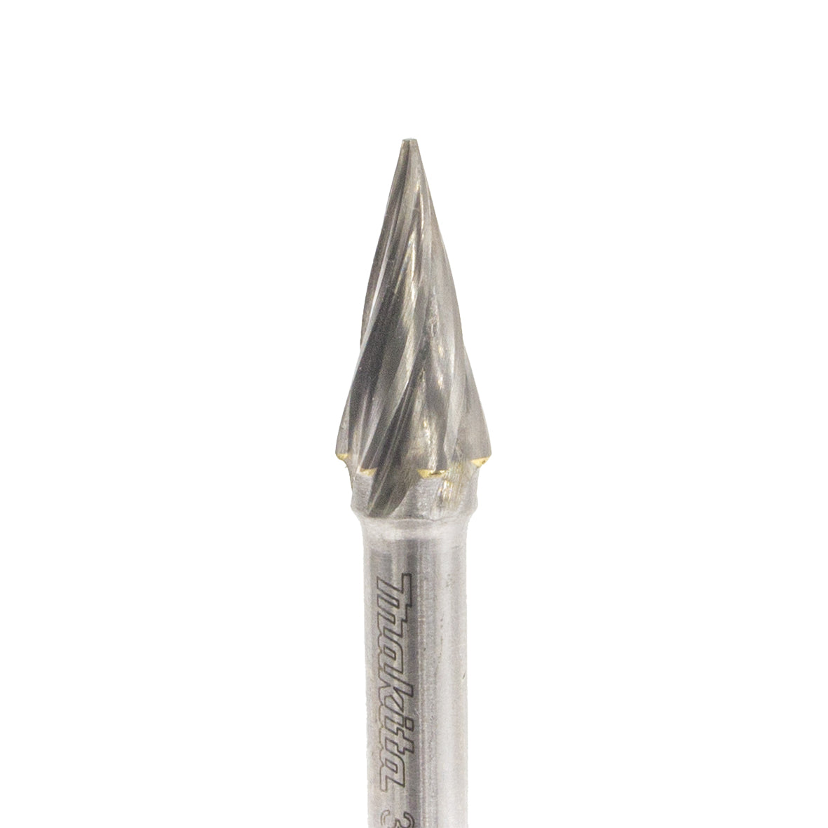 Makita Grinding & Cutting 3/8" X 3/4" - 1/4" Shank - Pointed Cone Tc Burr Alloy Cut - 10Pk  | SKU  B-53104-10