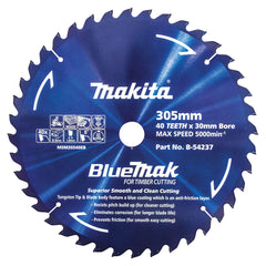 Makita Accessories - Bluemak TCT Saw Blade 305mm x 30/25.4 x 40T | B-54237