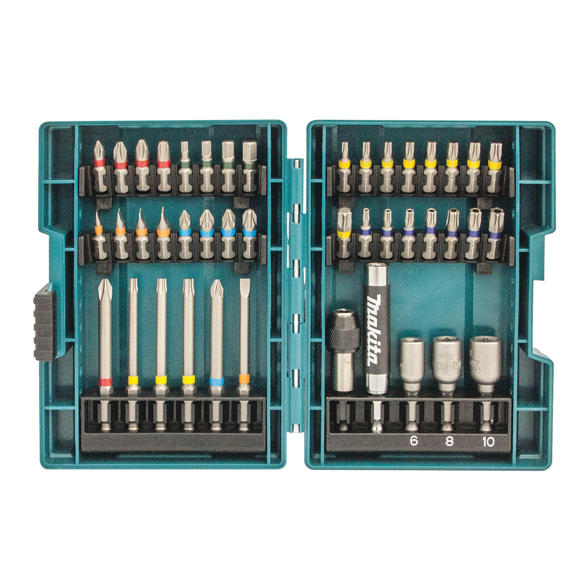 Makita Driving Acc 43pc Colour Coded Screwdriver Bit Set | SKU B-55697
