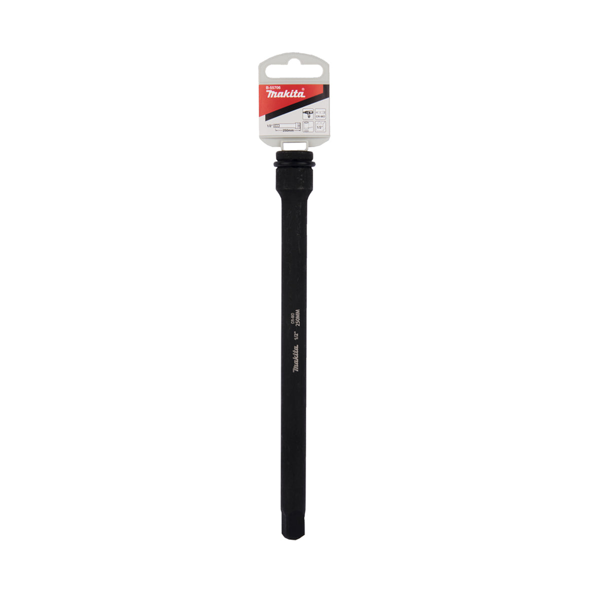 Makita Fastening Acc Impact Socket Extension 250mm 1/2 Square Drive | SKU B-55706