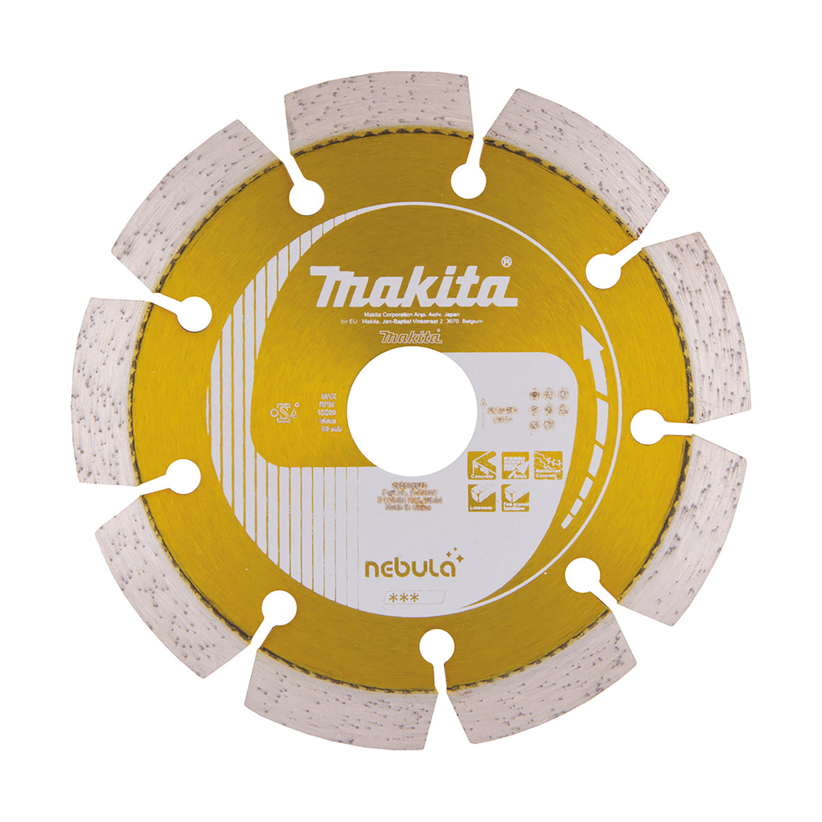 Makita Diamond Blade Segmented 115mm  Precision Cutting | SKU B-56247