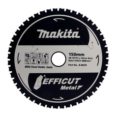 Makita Sawing Efficut Metal Cutting Tct Saw Blade 150mm X 20mm X 48T | SKU B-69375