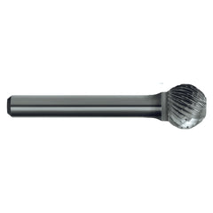 Sutton Tools - 5/16" Burr B202 Sd200 Carb Ball Dbl-cut 1/4-SHK | B202SD200