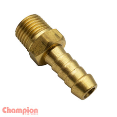Champion - 3/8" x 1/4" MALE BRASS STRAIGHT HOSE TAILS - Ten Pack | B209B-10