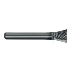 Sutton Tools - 1/2" Burr B209 Sn400 Carb Invert Cone Dbl-cut 1/4-SHK | B209SN400