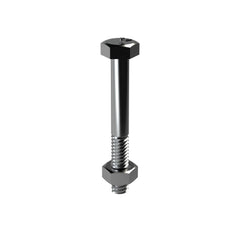 Bremick - G2 BSW Bolt and Nut ZNC 1/4 X 2 | B20WZ062001