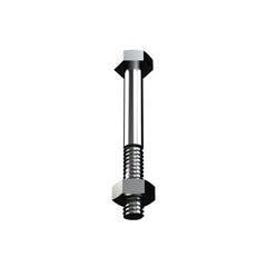 Bremick - G2 BSW Bolt and Nut ZNC 1/4 X 2 | B20WZ062001