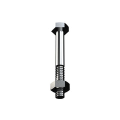 Bremick - Grade 2 BSW Bolt & Nut Zinc 1/4" x 2" (Box of 150)