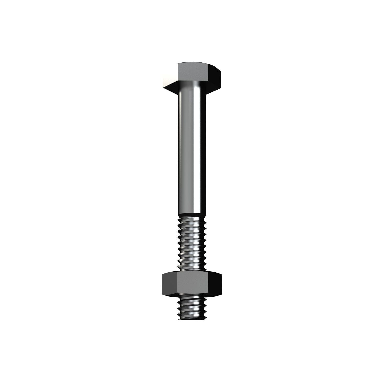 Bremick - Grade 2 BSW Bolt & Nut Zinc 1/4" x 2" (Box of 150)