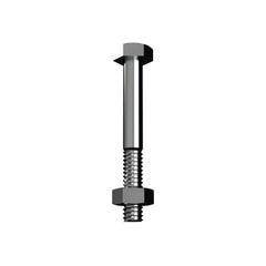 Bremick - G2 BSW Bolt and Nut ZNC 1/4 X 2 | B20WZ062001