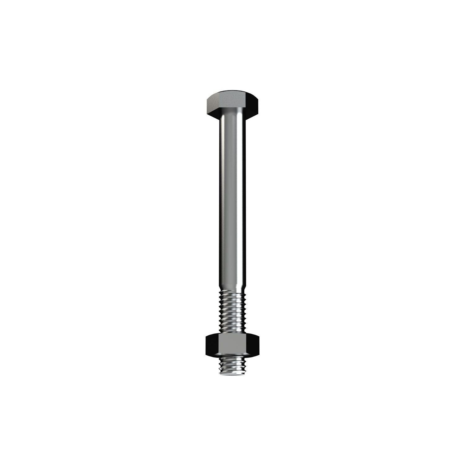 Bremick - Grade 2 BSW Bolt & Nut Zinc 5/16" x 3" (Box of 100)