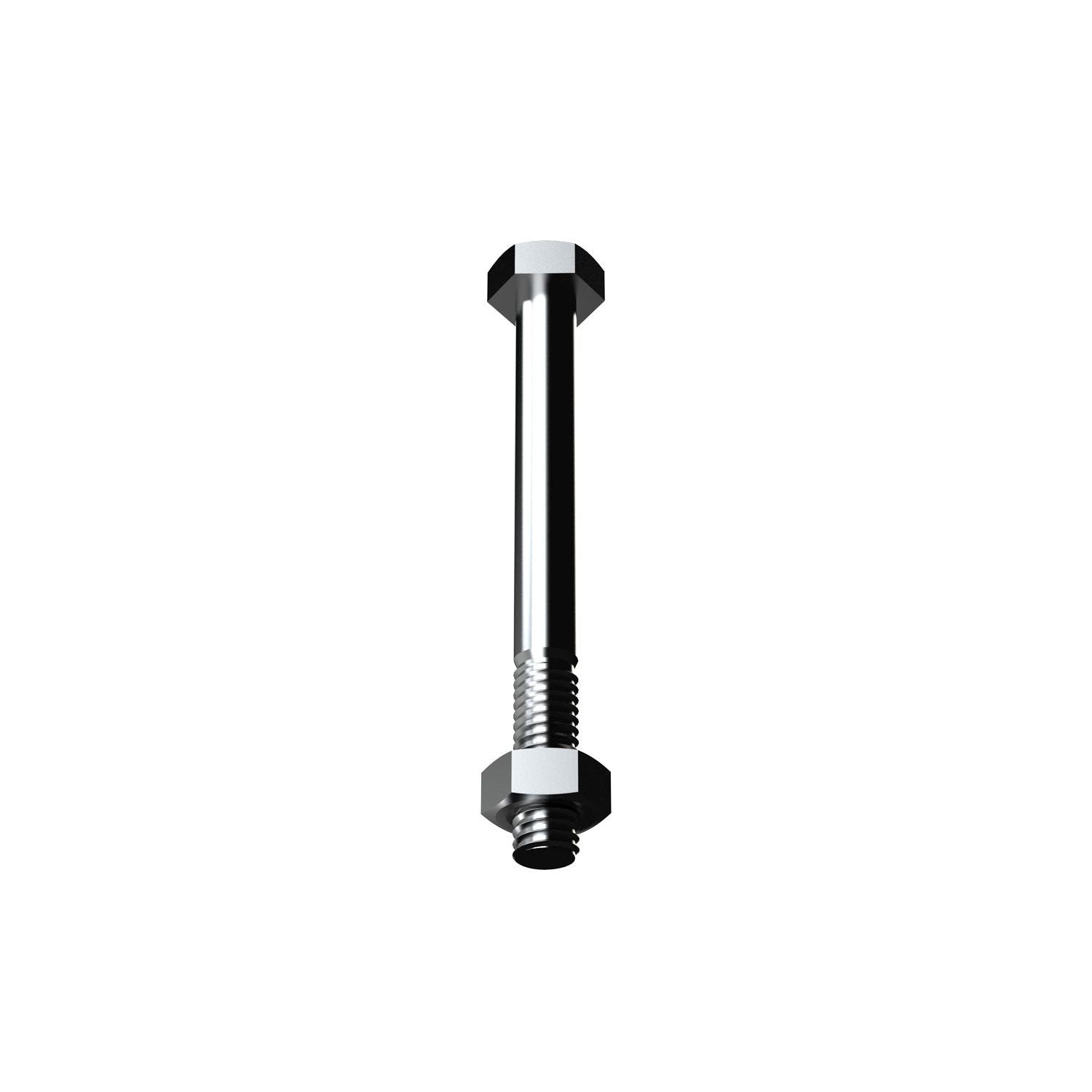 Bremick - Grade 2 BSW Bolt & Nut Zinc 5/16" x 3" (Box of 100)