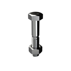Bremick - G2 BSW Bolt and Nut ZNC 3/8 X 2 | B20WZ102001