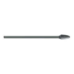 Sutton Tools - 1/2" Burr B213 Sf5L6 Carb Tree Rad End Dbl-cut Long 1/4-SHK | B213SF5L6