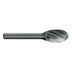 Sutton Tools - 1/2" Burr B218 Se5Ac Carb Oval Alu-cut 1/4-SHK | B218SE5AC