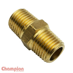 Champion - 1/4" BRASS HEX ADAPTER - Ten Pack | B2702-10