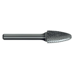 Sutton Tools - 6mm Burr B307 Sl200 Carb Taper Rad-end Dbl-cut -SHK 5/16" | B307SL200