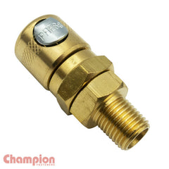 Champion - 1/4" MALE BRASS "AS" SERIES COUPLING - Ten Pack | B310M-10