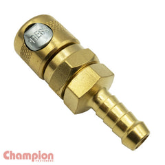 Champion - 3/8" BARB BRASS "AS" SERIES COUPLING - Ten Pack | B310T-10