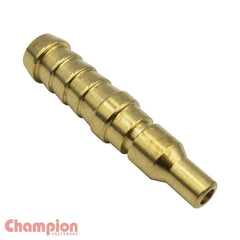 Champion - 3/8" BARB BRASS "AS" SERIES NIPPLES - Ten Pack | B316B-10