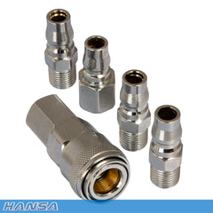 Hansa - Quick Coupler Set - 5 Pieces (nitto Interchange) | B400S