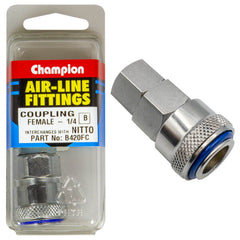 Champion - 1/4" FEMALE COUPLING | B420FC