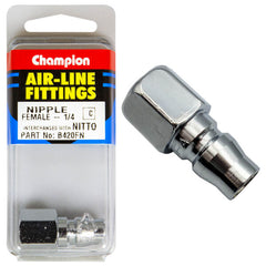 Champion - 1/4" FEMALE NIPPLES | B420FN