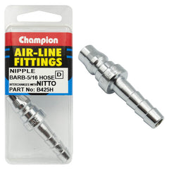 Champion - 5/16" HOSE BARB NIPPLES | B425H