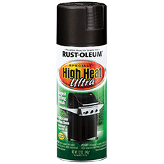 Rust-Oleum  - High Heat Ultra Semi-Gloss Black - Spray 340g | 241169