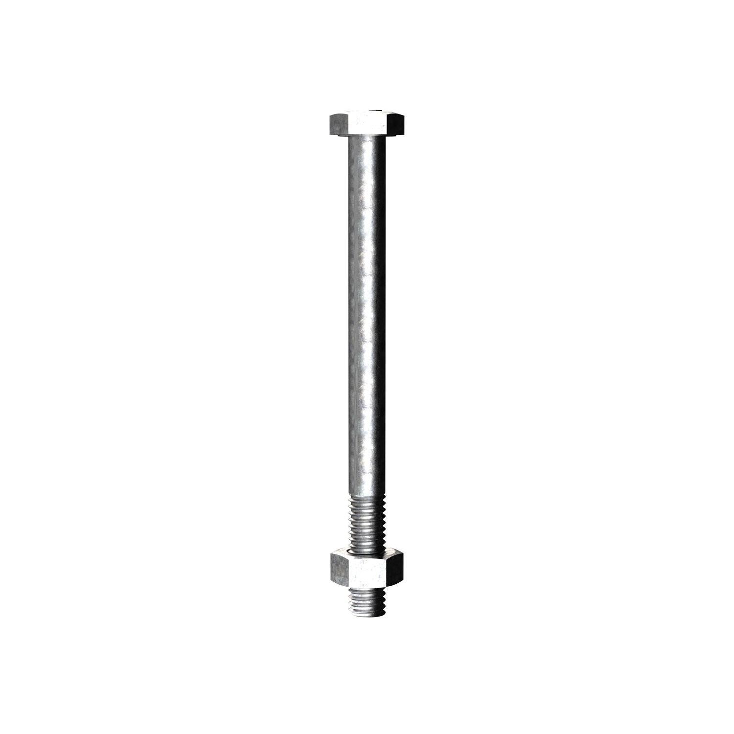 Bremick - G4.6 ISO Bolt and Nut GAL M6 X 75 | B46MG060751