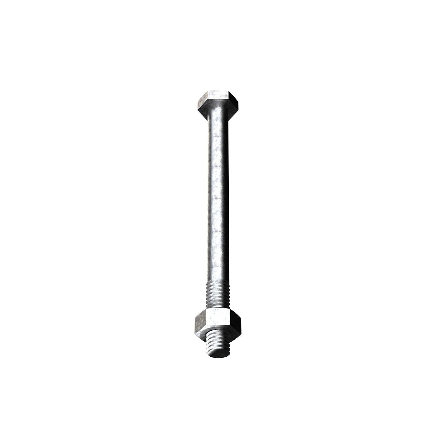 Bremick - Grade 4.6 ISO Bolt & Nut Galvanised M6 x 75mm (Box of 150)
