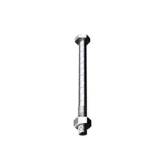 Bremick - Grade 4.6 ISO Bolt & Nut Galvanised M6 x 75mm (Box of 150)