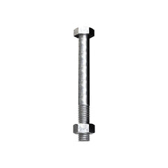 Bremick - Grade 4.6 ISO Bolt & Nut Galvanised M8 x 75mm (Box of 100)