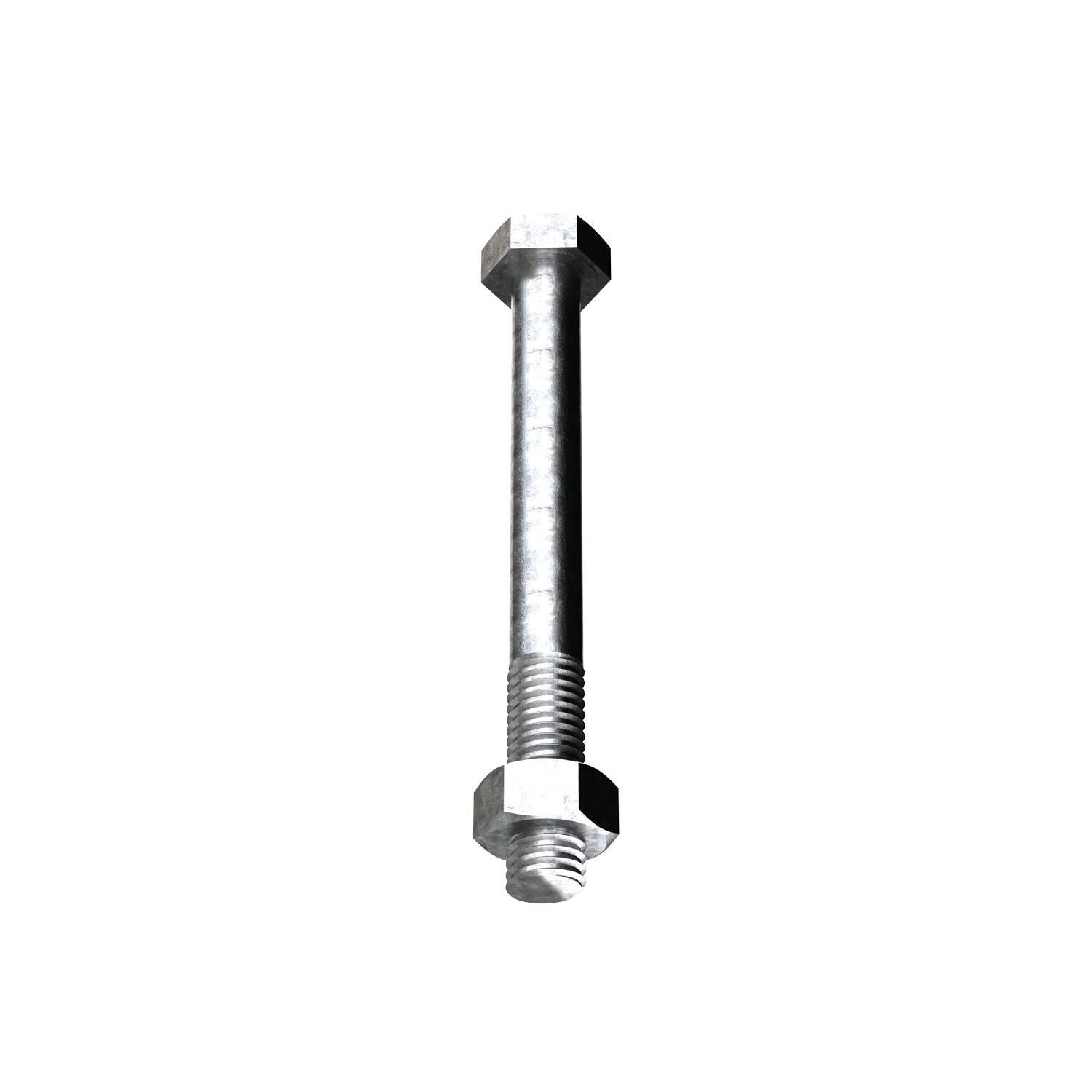 Bremick - Grade 4.6 ISO Bolt & Nut Galvanised M8 x 75mm (Box of 100)