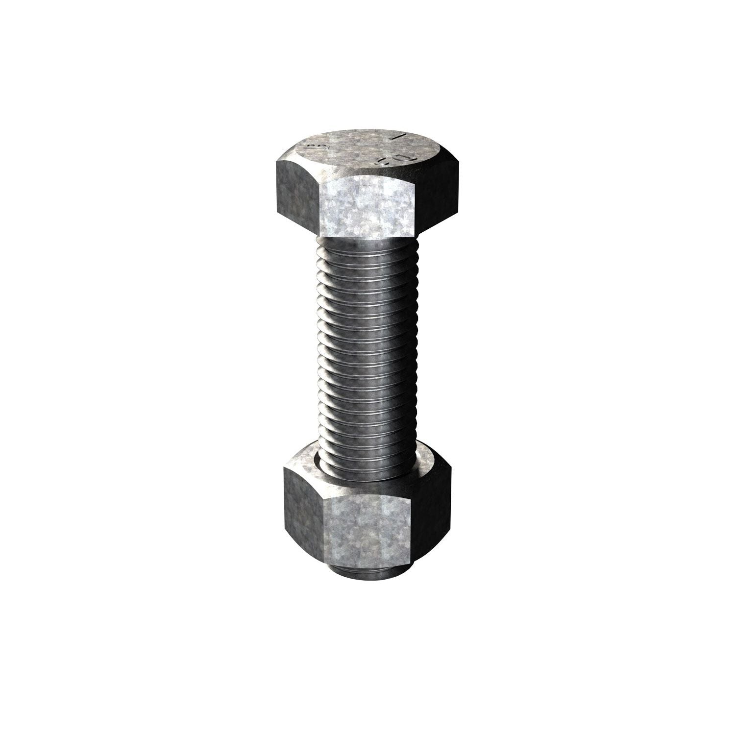 Bremick - Grade 4.6 ISO Bolt & Nut Galvanised M20 x 75mm (Box of 50)