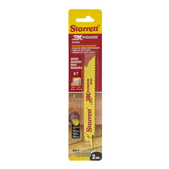 Starrett - Recip Saw Blade 150mm X 6tpi (2 PACK) | B66-2