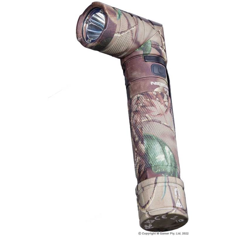Nicron - Nicron -  1200LM Camo Rechargeable Twist Flashlight with red/green light | B70PLUS