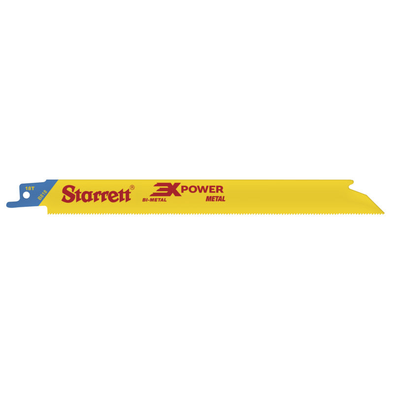 Starrett - Reciprocating Blade 203mm x 19mm x 0.90mm x 18TPI  (50 PACK) | B818-50