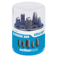 Sutton Tools - 1/2" Burr B900 Scb5 Carb Set 1/4-SHK 3/8 & 5Pc | B900SCB5