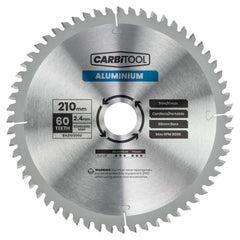 Carbitool - Blade Circular Saw 60T Arbor 30mm Aluminium+ 210mm | BA2103060