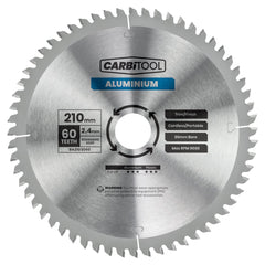 Carbitool - Blade Circular Saw 60T Arbor 30mm Aluminium+ 210mm | BA2103060
