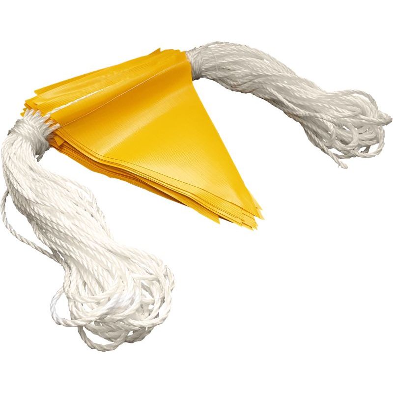 Maxisafe - Maxisafe Yellow Pvc Bunting Flagline | BBF703